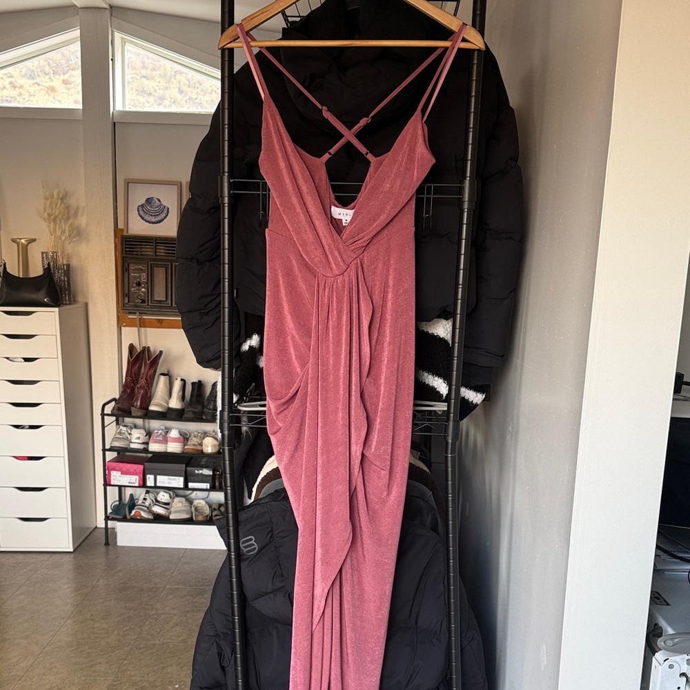 Mable High-Low Midi Dress